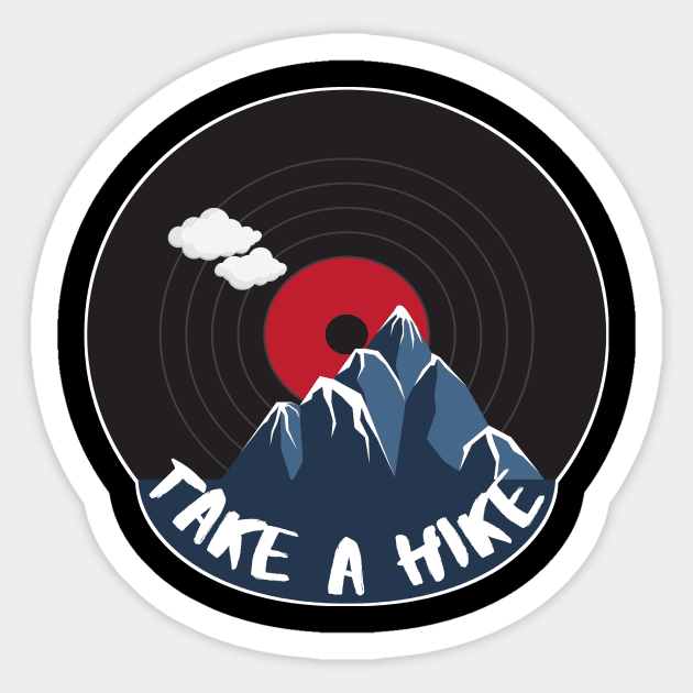 Take a Hike Sticker by Dreanpitch